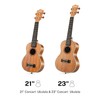 Donner Soprano Ukulele Mahogany Wood 21 inch Ukelele Beginner Kit