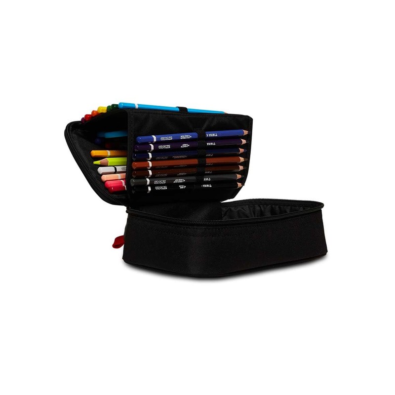 Quick Case Seven Jet Black Pencil Case, black, pencil case