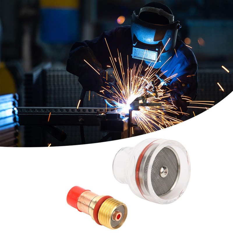 Gerioie Torch Glass Cup, Welding Torch Accessories, Gas Lens, Resistance