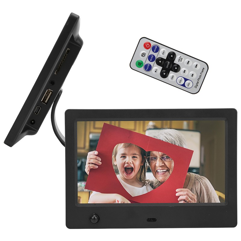 7in Digital Photo Frame 800x480 HD Electronic Album with Body