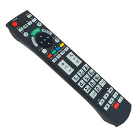 PerFascin N2QAYB000777 Replacement Remote Control Compatible with Panasonic Smart 3D Plasma LCD LED TV TC-P50ST50 TC-P50ST50-1 TC-P50ST50-T2 TC-P60ST50-2 TC-P65VT50-2 TCP50ST50 Sub N2QAYB000704