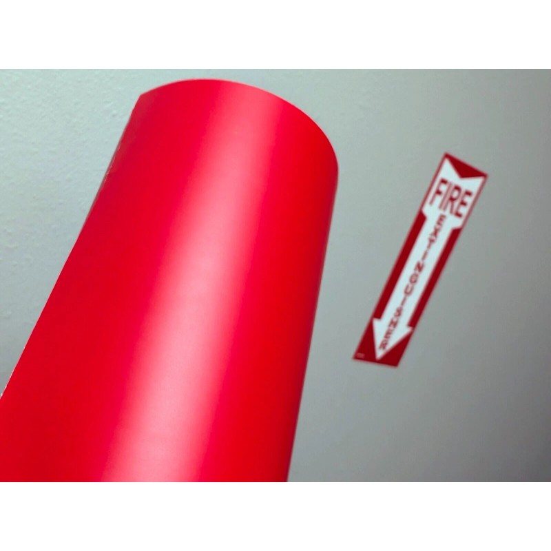 Advanced Trims VINYL: Matte RED C5 Corvette Dash Lettering 1997