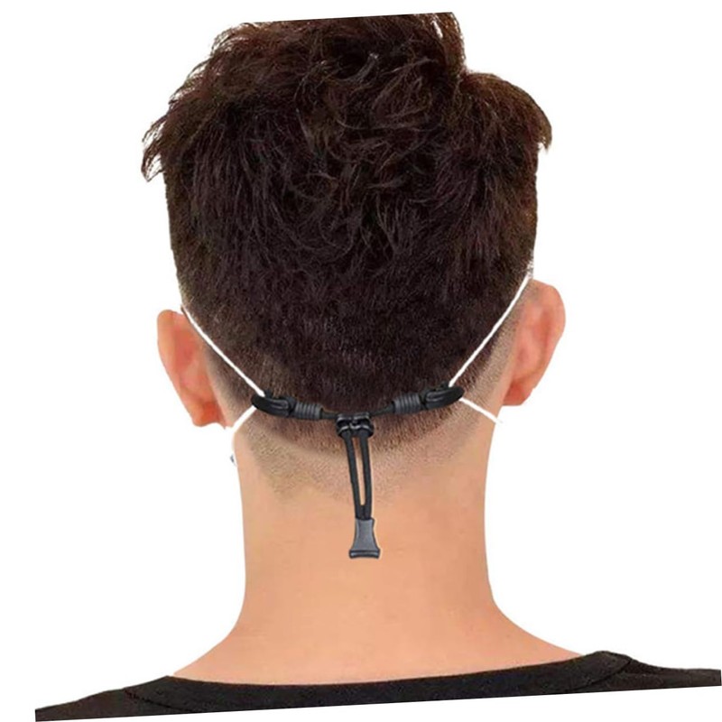 KOMBIUDA 4pcs Adjustable Nylon Extenders Comfortable Ear Savers for Masks