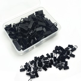 50 PCS Christmas Light Clips Holiday Light Clips for Hanging Outside String Lights Icicle Fairy Lights Christmas Tree Decorations Metal Roof Light Clips All Purpose Hanging Clips Black