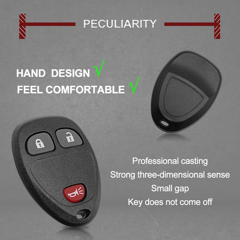 Key Fob Keyless Entry Remote Shell Case Compatible with Silverado