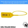 Made in the UK, Numbered Pull Seal, Anti Tamper Seals,