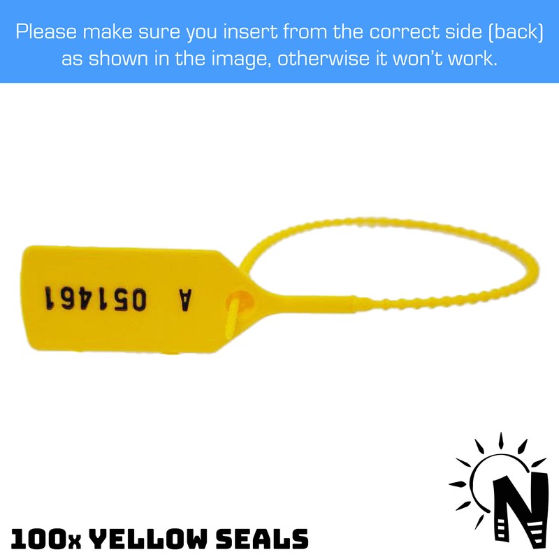 Made in the UK, Numbered Pull Seal, Anti Tamper Seals,