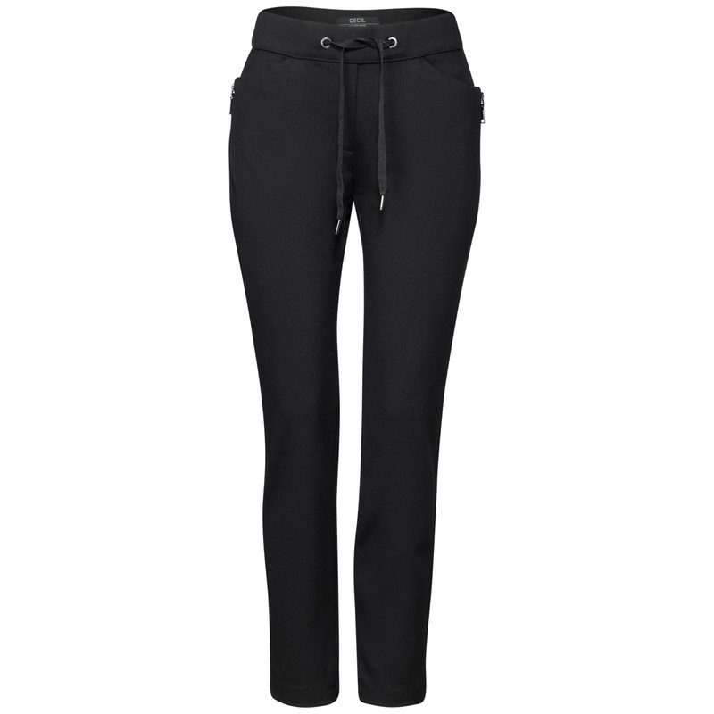 Cecil Women's Style Tracey Zip Solid, black