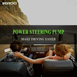 SCITOO Power Steering Pump Compatible for 2007 2008 2009 for Lexus RX350, 2005 2006 2007 2008 2009 2010 2011 2012 2013 2014 2015 for Toyota Tacoma 21-5447 Power Assist Pump