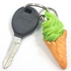 Food Sample Keychain Eat and Delicate and Soft Cream (Matcha)
