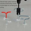 Suweiyuanshiyi 1pc Universal Ice Anchor Tool, Ice Fishing Accessories Make