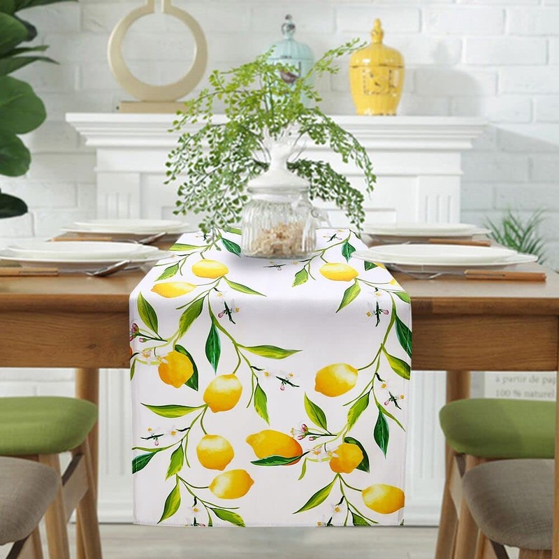Winter Table Runner, Christmas Modern Table Runner in Grey, Table