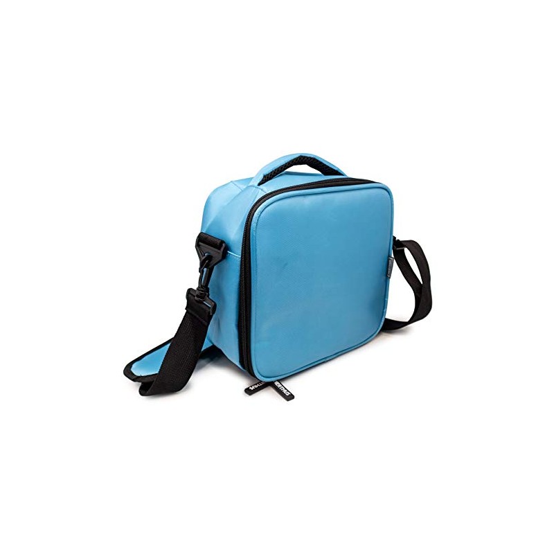 NERTHUS Lunch Shoulder Bag and Two Pockets: Blue, 22 x
