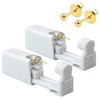 AM RONG MAGIC 2 Pack Self Ear Piercing Gun Earring,Disposable