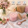 REISEN 3.3lb Pink Candle Sand Wax Set, Rose Pearled Candle