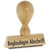 Warehouse Stamp - Certified Copy - Kaufhaus2010 Beech Wood Stamp