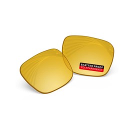 iLikeo PRO+ Polycarbonate Non-Polarized Replacement Lenses for Oakley Fuel Cell OO9096 Sunglasses - Night Vision Yellow