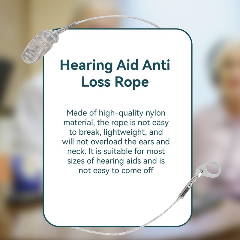 Single Ear Hearing Aids Clip, Anti Lost Portable Hearing Aid