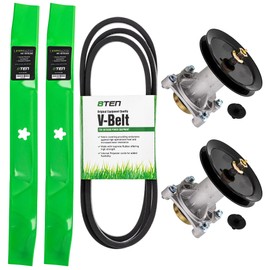 8TEN Deck Blade Spindle Belt Kit for AYP Poulan Husqvarna YTH2042 YTA18542 PB195H42LT 42-Inch 587819701 532134149