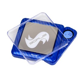 American Weigh Scales Blade Series (Blue) Limited Edition Carbonfiber Digital Pocket Scale Stainless Steel- 150 Gx 0.01 G