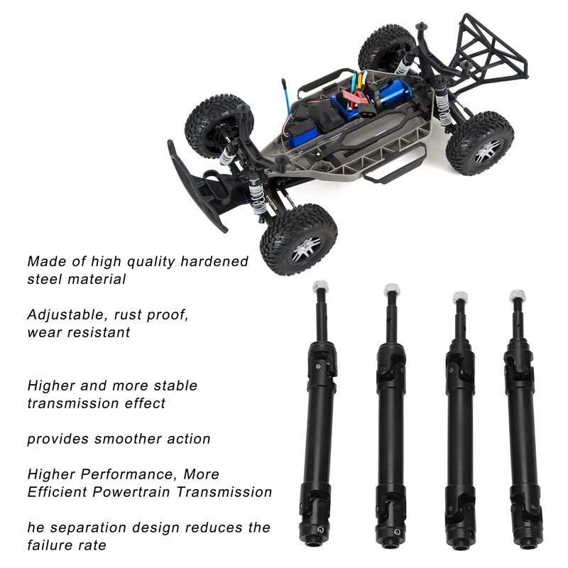 Hardened Steel Front Rear Drive Shaft CVD for Traxxas Slash