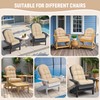 Sannwsg Adirondack Chair Cushion Set of 4, Rocking Chair Cushions,