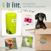 moonygreen Dog Waste Bags, Compostable Dog Poop Bags with Handles,