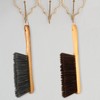 Patelai 2 Pieces Wooden Bench Brushes Fireplace Brush Natural Fiber