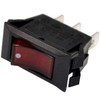 HQRP Red Lighted Rocker Switch ON OFF Compatible with Great