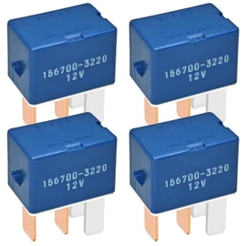 Relay 156700-3220 567-0004 (Pack of 4), 4 Pins Relay for Automotive Electrical Systems - 90987-02027 90987-02020 90080-87026 Replacement Compatible for 1997-2014 Toyota Lexus and Camry Vehicles