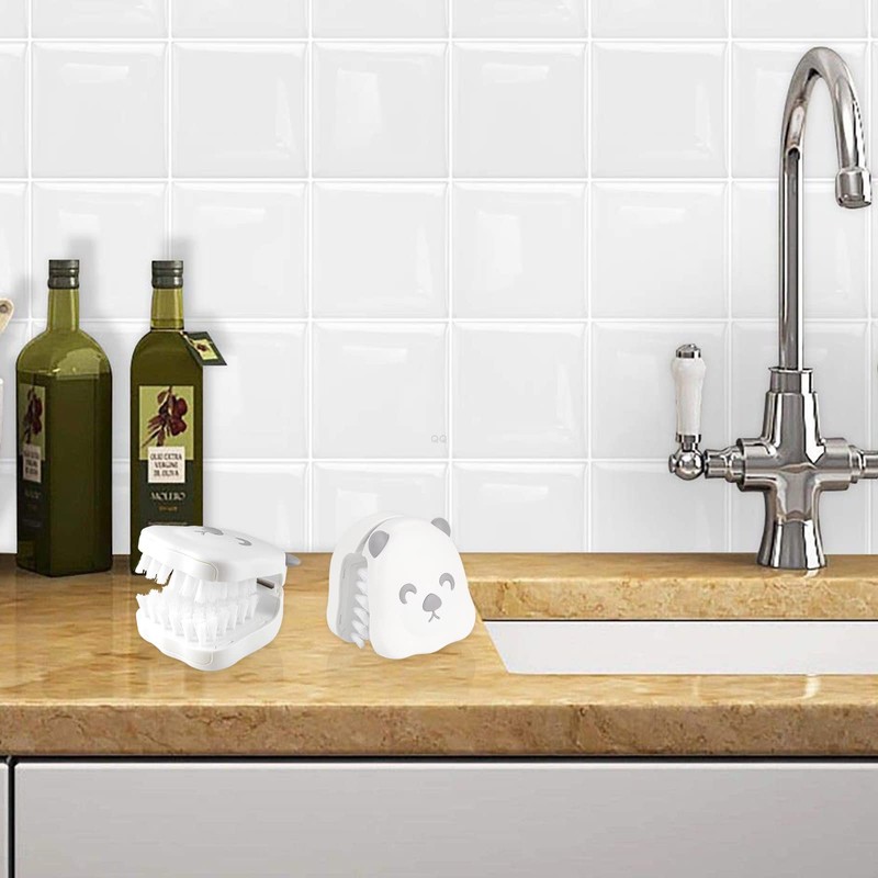 JANKOW Limpiador de cuchillos y cubiertos, cerdas de cepillo para