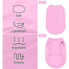 Cooling Vest for Dogs, Cooling Vest for Small Dogs, Cool and Comfortable Dog Vest for Summer, Suitable for Small and Medium Dogs, Pink, M
