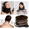 Neck Support Air Inflatable Pillow Cervical Neck Head Pain Traction