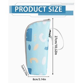 TPZORJX Insulated Bag Baby Bottle, Baby Bottle Insulated Bag, Portable Baby Bottle Bag for Pram on Travel, Baby Bottle Thermostat, Baby Bottles Warmer, Insulated Bag for Bottles