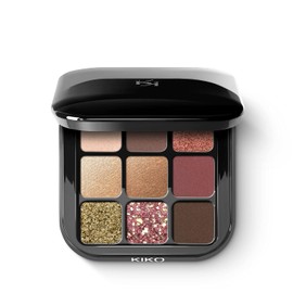 KIKO MILANO New Glamour Multi Finish Eyeshadow Palette 03 Paleta con 9 sombras de ojos en diferentes acabados
