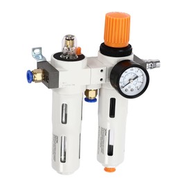 YIYIBYUS Tire Changer Machine Parts Air Pressor Oil Water Separator with Pressure Gauge Regulator Trap Filter Tire Changer Air Pressor Fit for Eagle Ranger Triumph