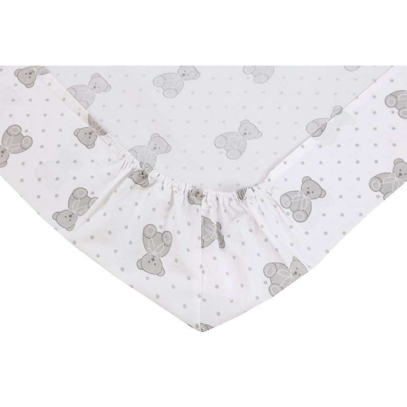 100% Egyptian Cotton Cot Bed Fitted Sheet Thread Count 200