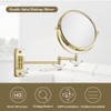 Cerdeco 8 Inch 5X Double Sided Makeup Wall Mount Mirror