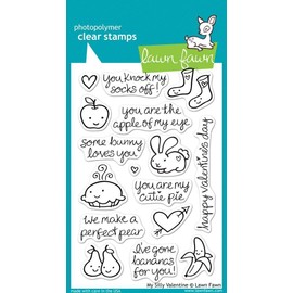 My Silly Valentine Clear Stamp Set (Lawn Fawn) by Lawn Fawn