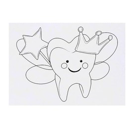 'Tooth Fairy' Temporary Tattoo - Water Resistant, Skin-Safe, Non-Toxic Transfer (TO00071913)