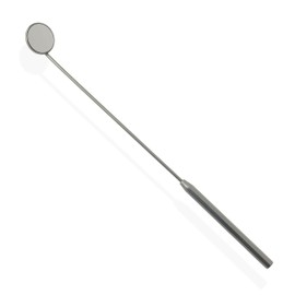 Laryngeal Mouth Mirror 20 mm Dia with Handle Small Inspection Mirror, Mirror for HVAC, Tongue Mirror, ENT Throat Mirror, Automotive Mirror