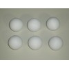 FOOTBALL TABLE BALLS 6 x 36 mm SCUFFED WHITE BALLS