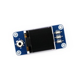 128 x 128, 1.44 inch LCD Display HAT for Raspberry Pi 3B+/3B/2B/3B+/Zero/Zero W, SPI Interface, RGB, 65K Display Colour ST7735S Driver with Joystick and Push Buttons