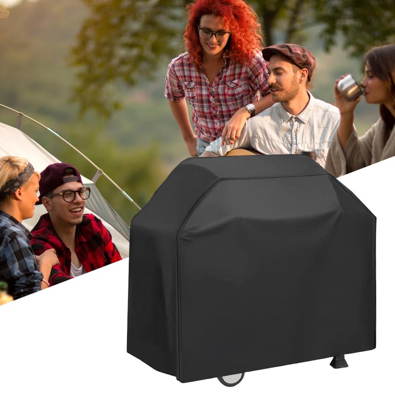 BBQ Covers for Outside - BBQ Cart Cover,Waterproof Anti-UV Protector