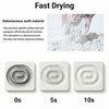 6 PCS Water Absorbing Stone Tray for Sink, 4" X