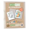 eco-eco A4 95% Recycled Presentation 22mm Spine 2 Ring Binder