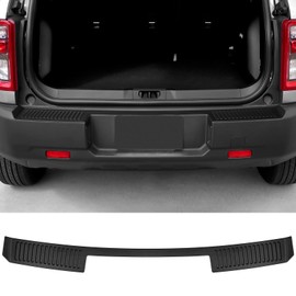 Hellet Rear Bumper Protector for Ford 2021-2025 Bronco Sport Accessories Matte Black ABS Plastic Material Rear Bumper Guard Trim