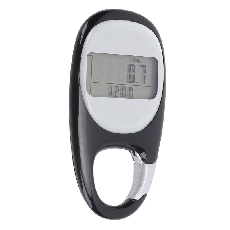 Walking Pedometer Multifunctional Memory Clip On Step Counter For Travel