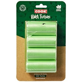 Cook Kaka Torbası Yedeği 30'lu Rulo 4'lü (Blister'li)