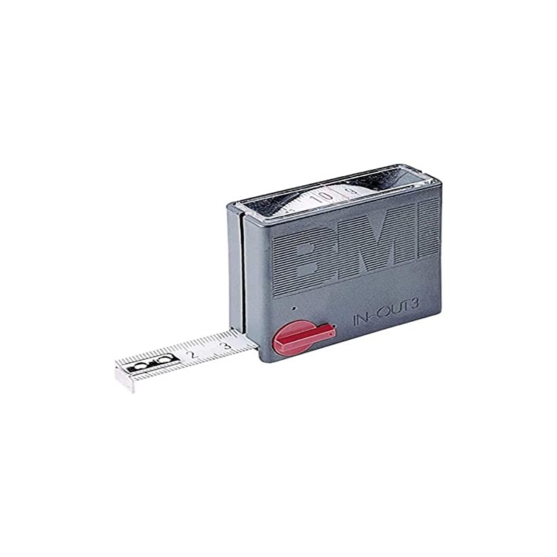 BMI 404351010 Taschenbandmaß "in-Out" mit Teilung, 3 m
